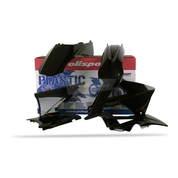 Plastice MX-Enduro Polisport Kit Plastice Gas Gas EC/125/200/250/300 Black 90435
