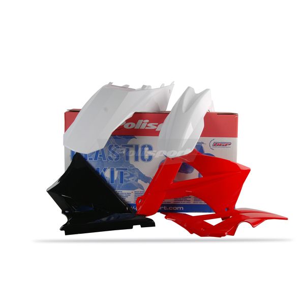 Plastice MX-Enduro Polisport Kit Plastice Gas Gas EC/125/200/250/300 Black/Red/White 90434