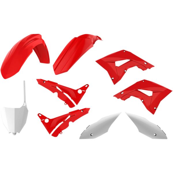 Plastice MX-Enduro Polisport Kit Plastice Honda CR 125 R/CR 250 R Red/White 90772