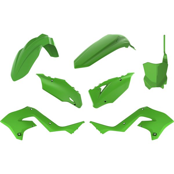 Plastice MX-Enduro Polisport Kit Plastice Kawasaki KX/125/250 Green 90933