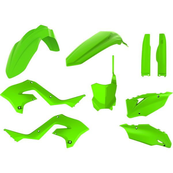 Plastice MX-Enduro Polisport Kit Plastice Kawasaki KX/125/250 Green 90936
