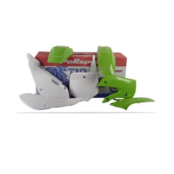 Plastice MX-Enduro Polisport Kit Plastice Kawasaki KX/65 Green 90162