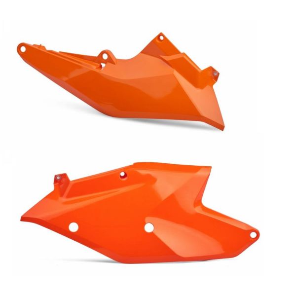 Plastice MX-Enduro Polisport Panouri Laterale Portocaliu KTM EXC 2017-2019