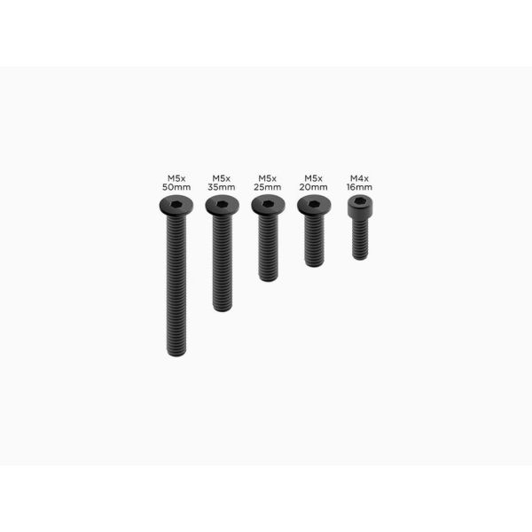 Handlebar Mounts Phone/GPS Quad Lock Replacement - PRO Screw Set Black QLP-RSS-PRO-BK