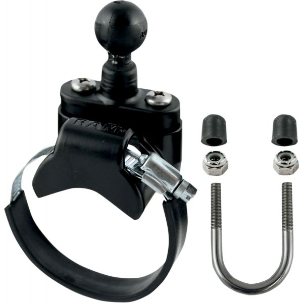 Handlebar Mounts Phone/GPS Ram Mounts Base With U-bolt & Utv Strap Base With 1(r) Ball - Ram-b-231-2