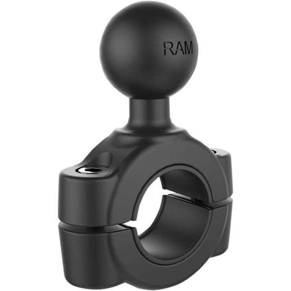 Handlebar Mounts Phone/GPS Ram Mounts Mount Base Torque Handlebar Aluminum Black - Ramb408-75-1u
