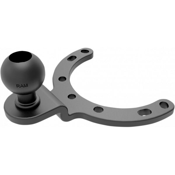 Handlebar Mounts Phone/GPS Ram Mounts Mount Base Gas Tank Aluminum Black - Ram-b-410u