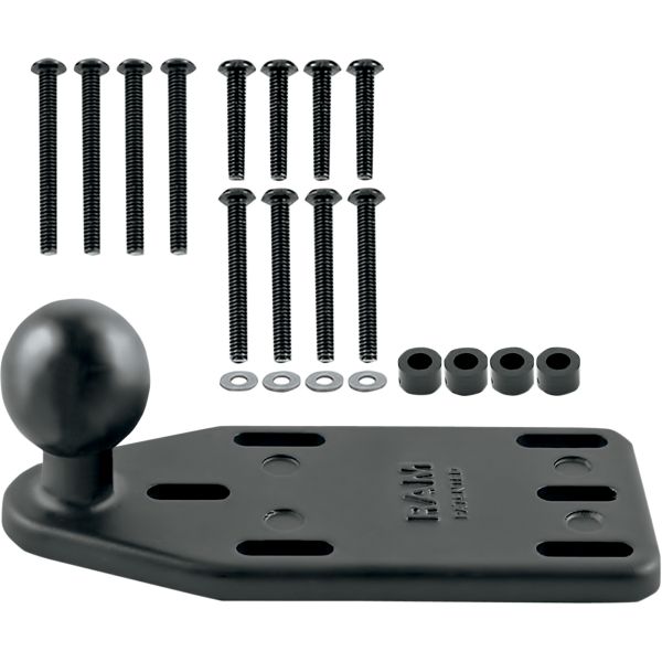 Suport Ghidon Telefon/GPS Ram Mounts Baza Prindere Moto Rezervor Frana/Ambreiaj cu o bila - Ram-b-346