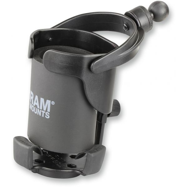 Handlebar Mounts Phone/GPS Ram Mounts Ram Level Cup Xl Ball Mount Black - Rap-b-417bu