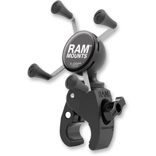 Handlebar Mounts Phone/GPS Ram Mounts Ram Tough-claw Mount For Phones Plastic Black - Ramhol-un7-400u