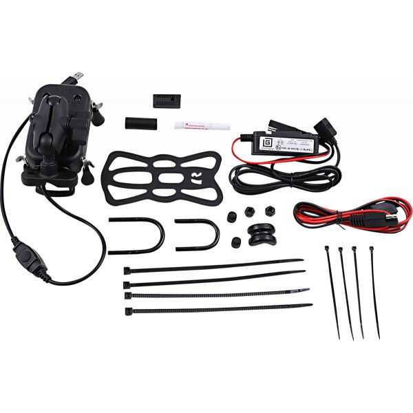 Handlebar Mounts Phone/GPS Ram Mounts Tough-charge Waterproof Wireless Charging Handlebar Mount - Ramb149zauni12w