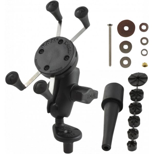 Suport Ghidon Telefon/GPS Ram Mounts X-grip Suport Mobil cu Montaj pe Jug  Aluminum Steel Black - Ram-b-176-a-un7