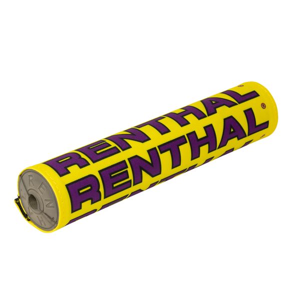Handlebar Accessories Renthal Vintage Bar Pad SX Crossbar Yellow/Purple P354