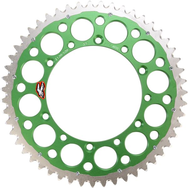 Chain kit Renthal Rear Sprocket 520 51 Teeth GN SC TWIN 12101141