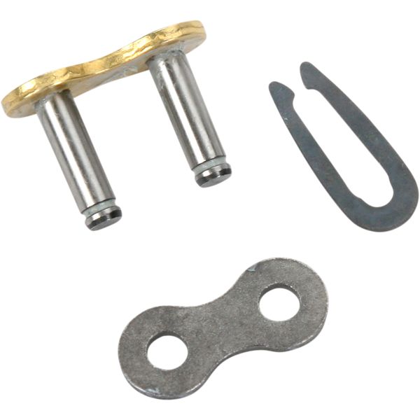 Kit de lant Renthal Za Legatura Lant Pas 420R1 Auriu Tip Clip - C227