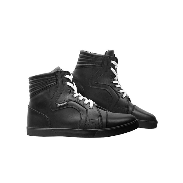 Cizme Moto Scurte/Urban Rusty Stitches Cizme Franky Black