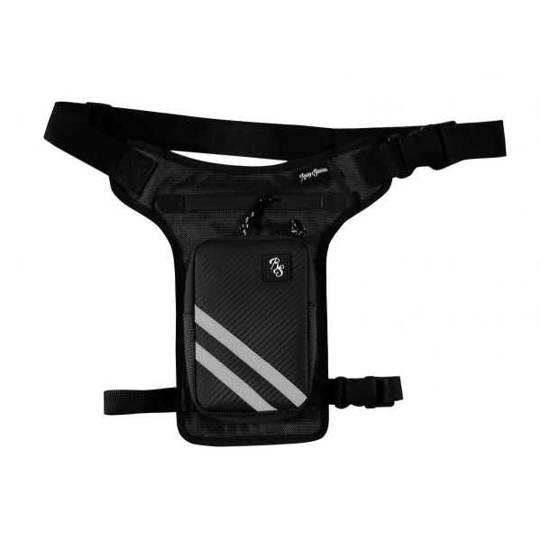 Road Bike Cases Rusty Stitches Leg Bag Gordon Black/Grey Reflective 2021