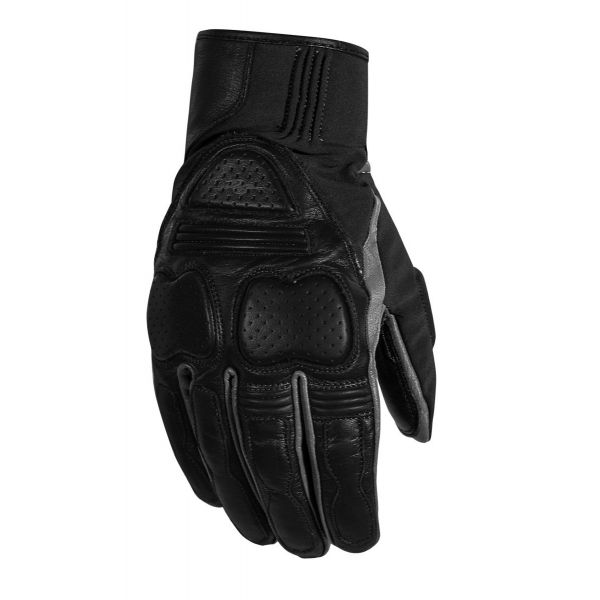 Manusi Moto Sport si Piele Rusty Stitches Manusi Moto Piele Chris Black/Grey