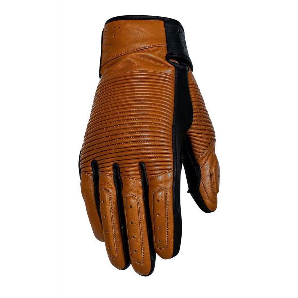 Manusi Moto Sport si Piele Rusty Stitches Manusi Moto Piele Jimmy  Brown/Black