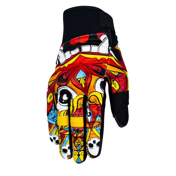 Gloves Racing Rusty Stitches Textile Moto Gloves Clyde V2 Mask 2024