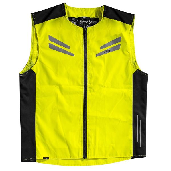 Reflectorizante Moto Rusty Stitches Vesta Reflectorizanta Stewart Yellow Fluo