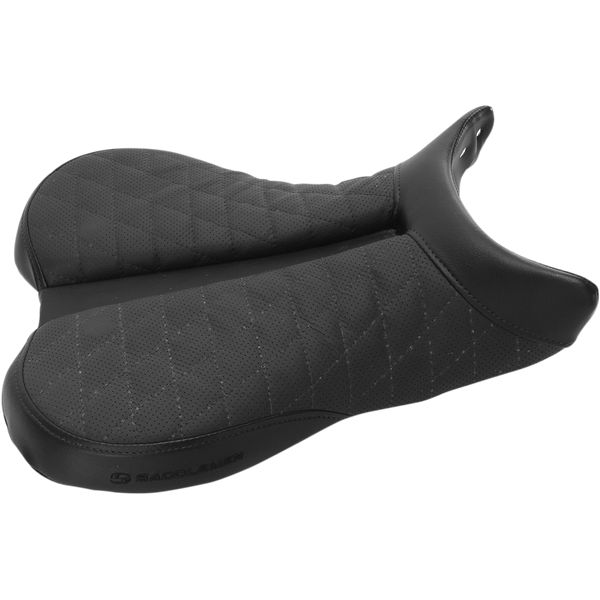 Street Bike Saddle Saddlemen SEAT TRACK-LS W/RR CVR 0810-Y134