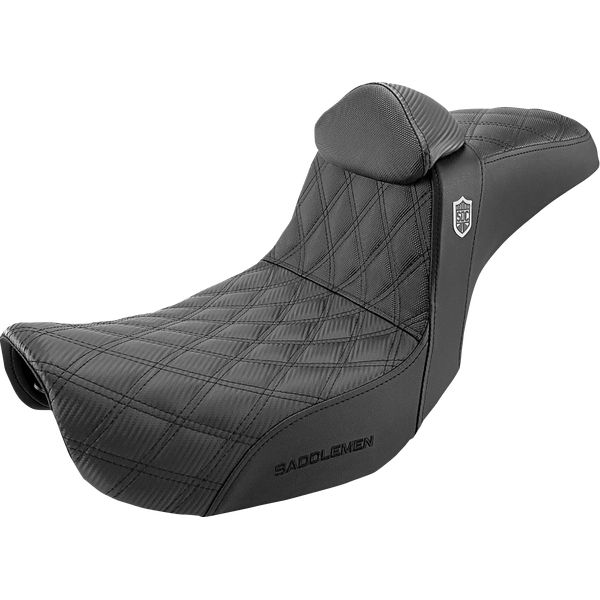 Street Bike Saddle Saddlemen SEAT SDC PERF GRIP LUMBAR SC80604DBKRT