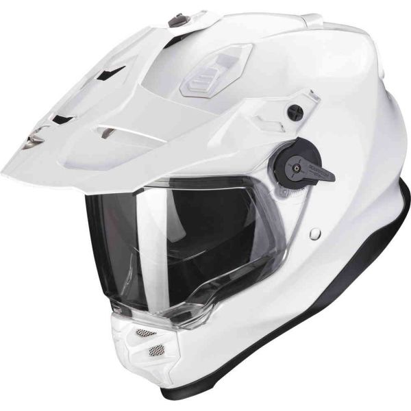 Casti Moto Adventure-Touring Scorpion Exo Casca Moto Adventure/Touring ADF-9000 Air Solid Alb