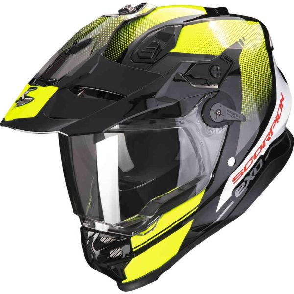 Casti Moto Adventure-Touring Scorpion Exo Casca Moto Adventure/Touring ADF-9000 Air Trail Negru/Galben Fluo