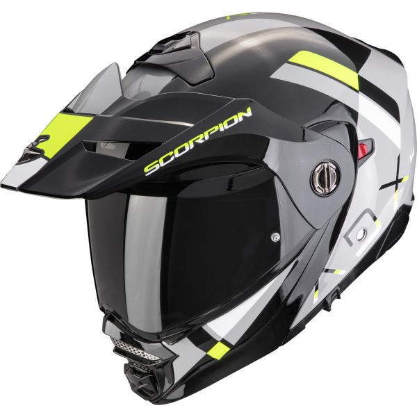 Casti Moto Flip-up (Modulabile) Scorpion Exo Casca Moto Flip-Up ADX-2 Galane Grey/Black/Yellow Fluo 24
