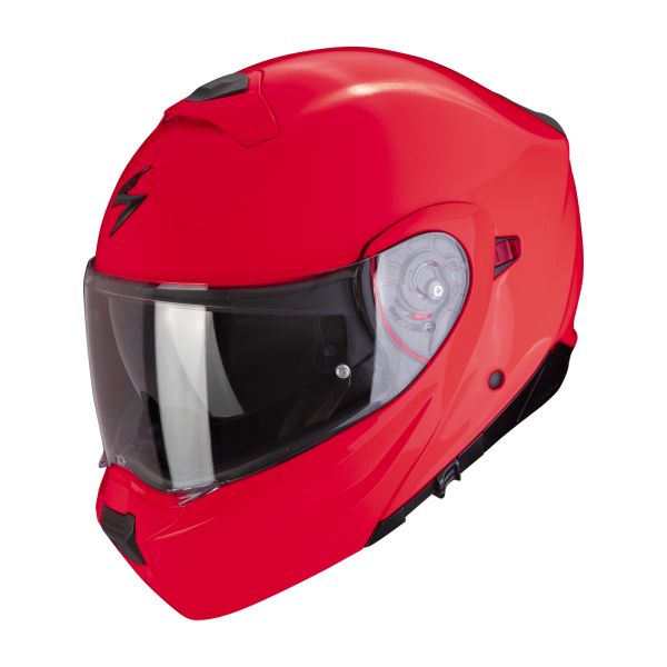 Casti Moto Flip-up (Modulabile) Scorpion Exo Casca Moto Flip-up Exo 930 Evo Hi-Viz Rosu Fluo
