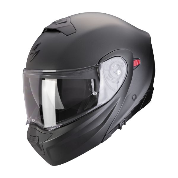 Casti Moto Flip-up (Modulabile) Scorpion Exo Casca Moto Flip-Up Scorpion Exo 930 Evo Solid Negru Mat Perlat