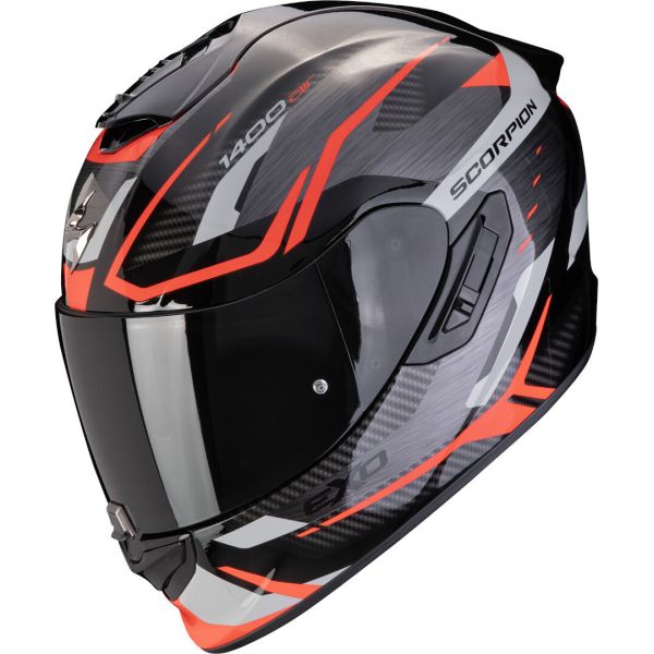 Casti Moto Integrale Scorpion Exo Casca Moto Full-Face EXO 1400 Evo 2 Air Accord Grey/Red 24