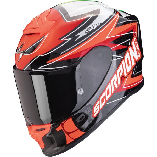Casti Moto Integrale Scorpion Exo Casca Moto Full-Face EXO R1 Evo Air Alvaro Replica Red 24