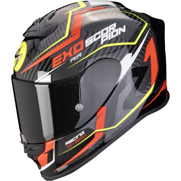 Casti Moto Integrale Scorpion Exo Casca Moto Full-Face EXO R1 Evo Air Coup Black/Red/Yellow 24