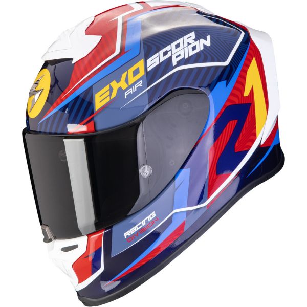 Casti Moto Integrale Scorpion Exo Casca Moto Full-Face EXO R1 Evo Air Coup Blue/Red/Yellow 24
