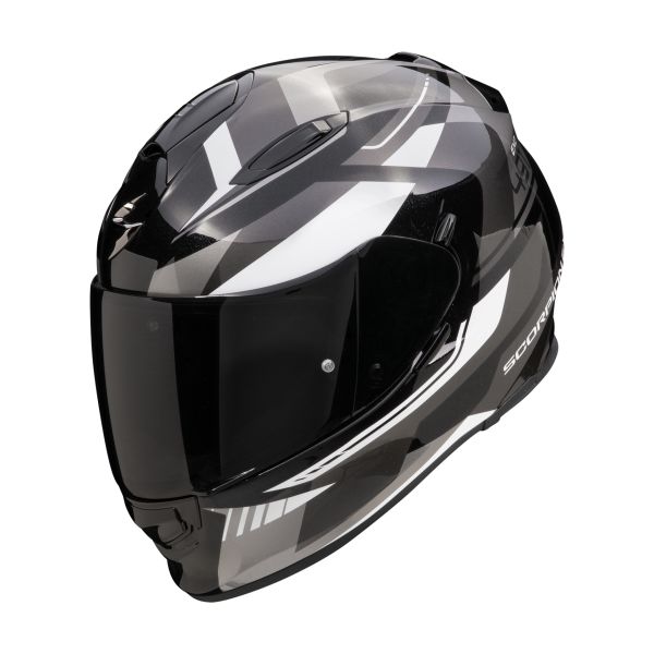 Casti Moto Integrale Scorpion Exo Casca Moto Full-Face/Integrala Exo-491 Abilis Black/Silver/White 2024