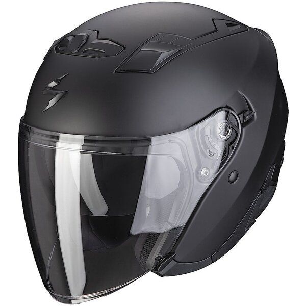 Casti Moto Jet (Open Face) Scorpion Exo Casca Moto Open-Face/Jet 230 Solid Negru Mat