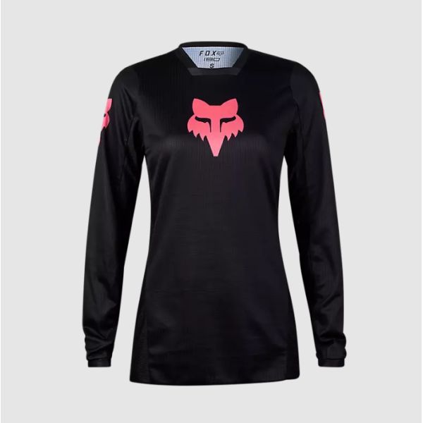 Jerseys MX-Enduro Fox Racing Motocross Jersey Lady Blackout Black/Black 24