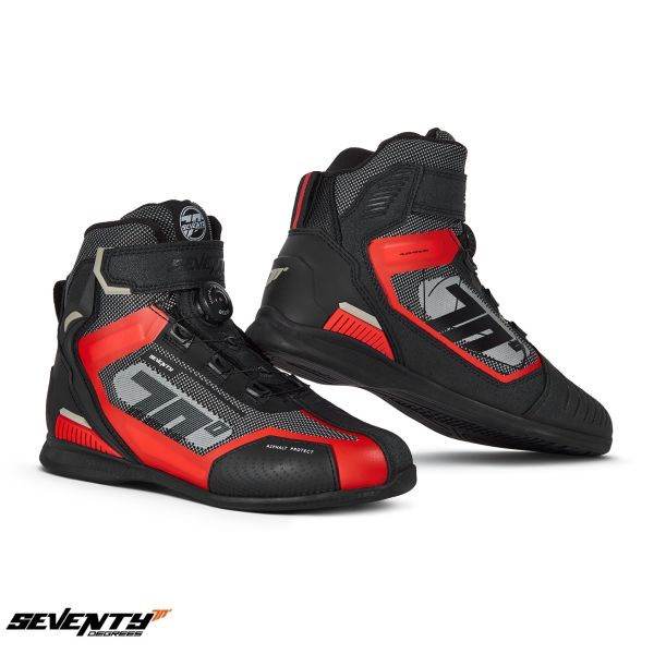 Sport Boots Seventy Moto Racing Boots SD-BR3 Veloce Pro Black/Red
