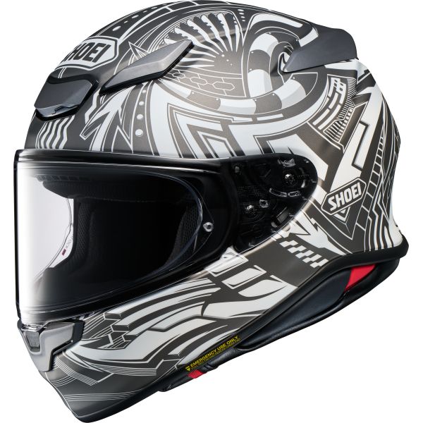 Full face helmets SHOEI Full-Face Moto Helmet NXR 2 Beaut TC-6 Black/Grey/White 25