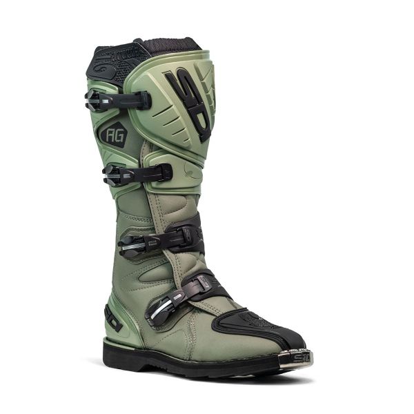 Boots MX-Enduro Sidi Moto MX/Enduro Boots Agueda Army/Black 2025
