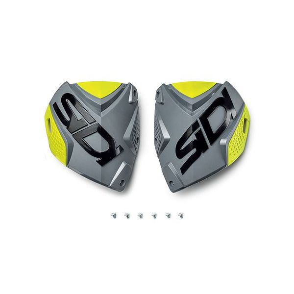 Boot Accessories Sidi  Crossfire2 shin plate Grey-Yellow Fluo (132)