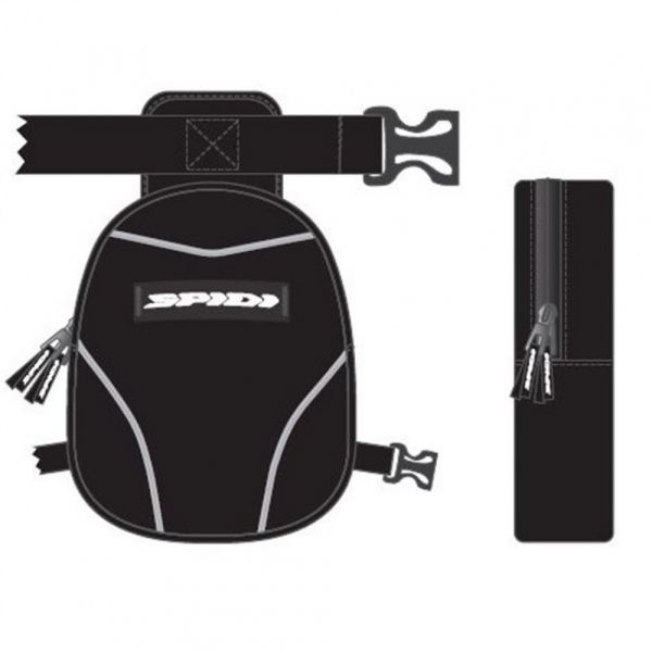 Road Bike Cases Spidi Leg Bag V118 Black