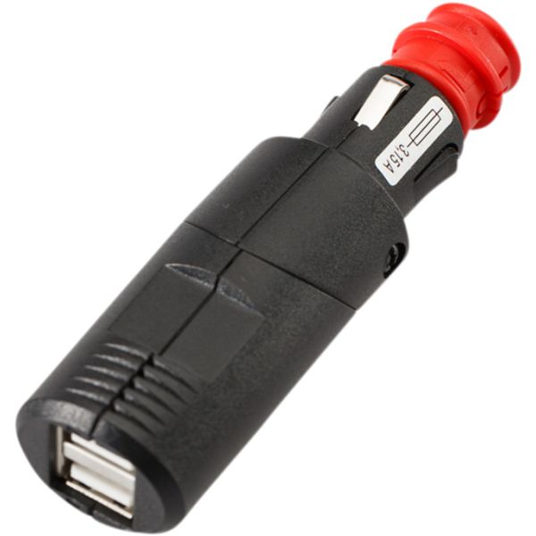 Electrical Accessories for Handlebar SW-Motech DOUBLE USB POWER PORT WIT