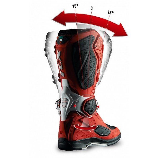 Cizme MX-Enduro Tcx Cizme Moto MX COMP EVO 2 MICHELIN Red/White