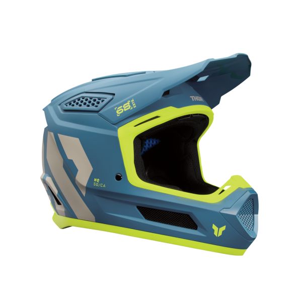 Helmets MX-Enduro Thor Moto MX/Enduro Helmet Fleet Forge Blue 25