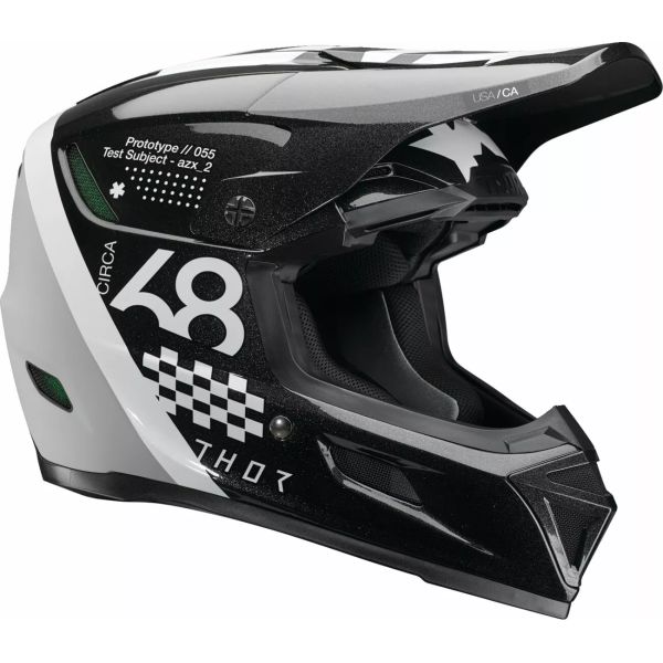 Casti Cross-Enduro Thor Casca Moto MX/Enduro Reflex Sport Riot MIPS Black/Grey/White 2025