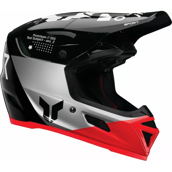 Casti Cross-Enduro Thor Casca Moto MX/Enduro Reflex Sport Strike MIPS Black/Grey/Red 2025