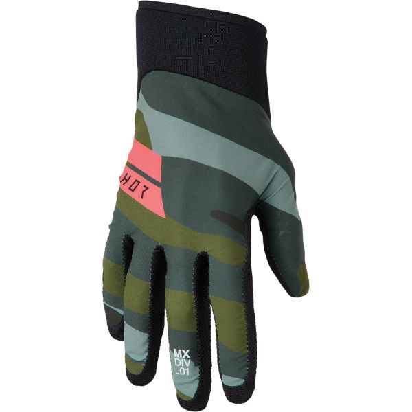 Gloves MX-Enduro Thor Manusi Moto MX Agile Status Camo/Black
